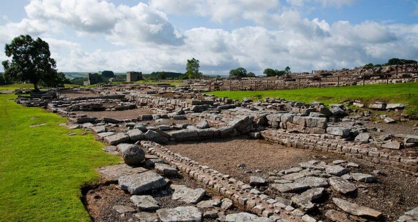 Vista del Campamento romano de Vindolanda