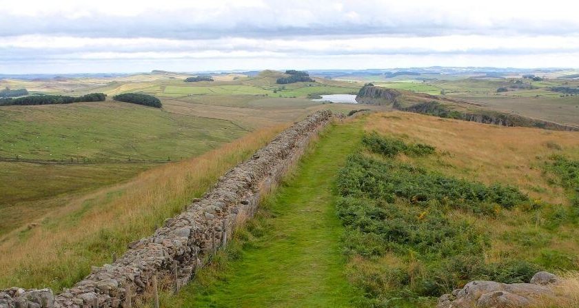 Muro de Adriano en Escocia