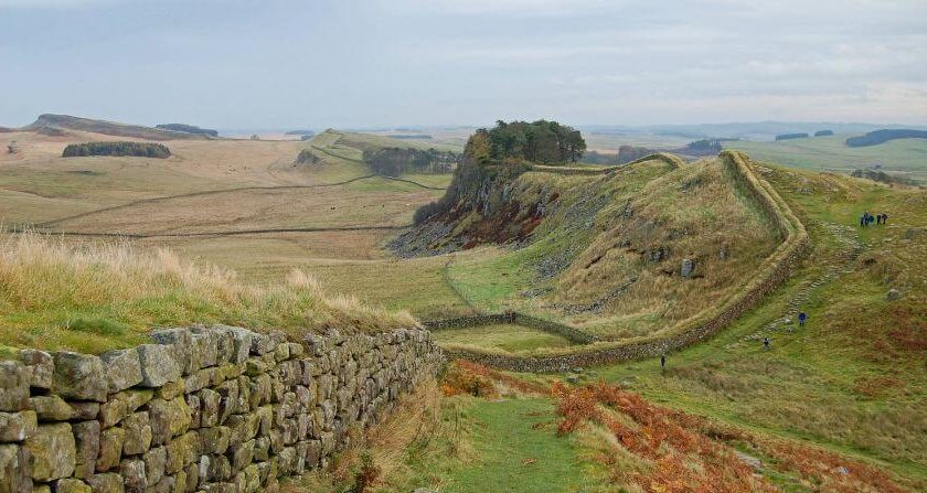Hadrian's Wall o Muro de Adriano en Escocia